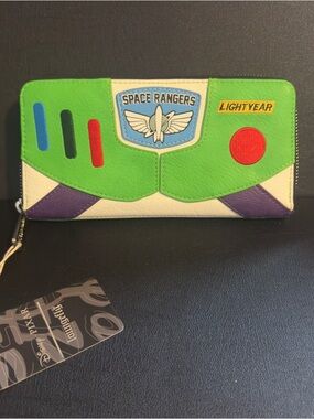 Loungefly • Buzz Lightyear Space Rangers Wallet - Green White Purple
